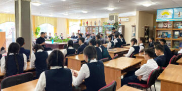 №175 мектеп-лицейінде оқушылармен кездесу өтті