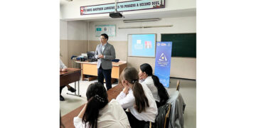 №169 мектепте оқушылармен кездесу өтті