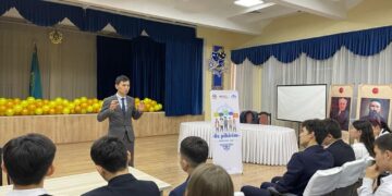 №19 мектепте  оқушылармен кездесу өтті