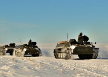 Әскери техниканы жүргізу сабағы өтті