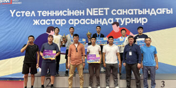 NEET санатындағы жастар арасында үстел теннисінен турнир өтті