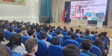 «Әке – Асқар тау» жобасы бойынша Саят Қамшыгермен кездесу өтті