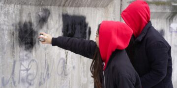 Заң мен Тәртіп: Алматы жастары ғимараттардағы есірткі жарнамаларын жойды